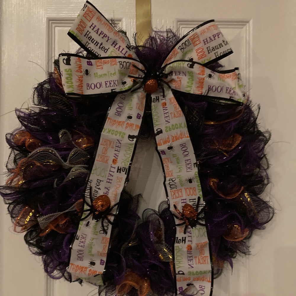 Halloween wreath - Picture 6 of 7
